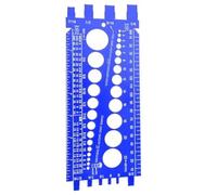 Kueohse Bolt Size and Thread Gauge Bolt and Nut Identifier Plastic Bolt Nut Thread Measure Gauge 1 PCS