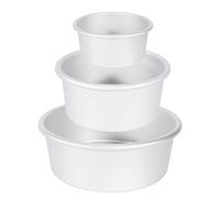 Kueohse Cake Pan Round Cake Pans Performance Aluminum Nonstick & Leak Proof Set Cake Pan, Perfect for Tier Smash Cake
