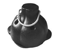 Kueohse Cast Iron Smoker Roaster Garlic Roster, Smoker Box, Pre-Seasoned Cast Iron Garlic Roaster for Grill, for BBQ