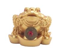 Kueohse Chinese Feng Shui Money Wealth Frog Toad Coin Home Decoration Home Office Decoration Lucky Gifts Gold