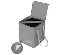 Kueohse Clothes Hanger Organizer Bag-Hanger Storage Containers with Lid for Dustproof, Hanger Holder, Hanger Caddys Organizer