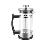 Kueohse Coffee Maker Pot, Stainless Steel Glass Coffee Pot French Filter Pot Household Tea Maker,Suitable for Making Tea