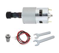 Kueohse DC Motor CNC 775 Spindle Motor 100W 12-24VDC 10000RMP + ER11 Collet for DIY Mini CNC 3018 3018Pro 3018Pro-Max 3018Pro-N