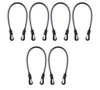 Kueohse Elastic Horse Blanket Straps 6 Pcs Replacement Leg Straps with Adjusted Clips Length 20 to 30 Inch
