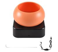 Kueohse Electric Beading Spinner, Adjustable Speed Bead Loader, Bead Loader Bowl with Electric Base, Needles for DIY Jewelry