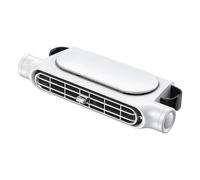 Kueohse Electric Car Fans for Rear Seat Passenger Portable Headrest Backseat Car Fan with Three Speed Regulation for SUV White