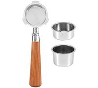 Kueohse Espresso Portafilter 51mm for EC685 EC680 Coffee Bottomless Portafilter with 51mm 2Pcs Coffee Powder Bowl