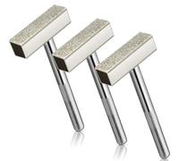 Kueohse Grinding Wheel Dresser Tool Wheel Stone Dresser with Flat Coated for Bench Grinding Deburring Wheels