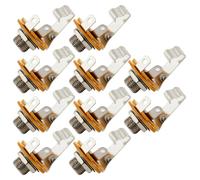 Kueohse Guitar for Electric Guitar Pickup Output Jack Plug Socket 10pcs 6.35mm 1/4" Mono Input Jack Plug Socket
