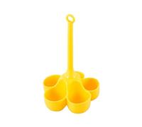 Kueohse High Temperature Steamed Egg Tray Food Grade Complementary Food Tools 1 PCS Silica Gel Yellow