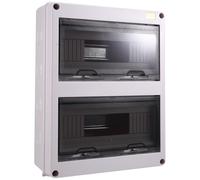 Kueohse HT Series Junction Box 24WAY PC IP65 Waterproof Distribution Box Outdoor Plastic Electrical ABS Power Electronic Din Rail Enclosure forCircuit Breaker