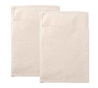 Kueohse Ice Bag,Bartender Kit Ice Crusher,Canvas Bag Set for Ice Crushing, Bar Tools Accessory for Home Bartenders 2Pcs