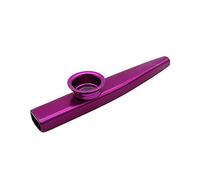 Kueohse Kazoo Aluminum Alloy Metal with 5 Pcs Gifts Flute Diaphragm for Children Music-Lovers-