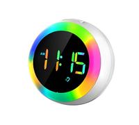 Kueohse Kids Alarm Clock Wake-Up Alarm Clock Set Dual Alarm Setting,Adjustable Brightness Night Light,Voice-Activated, for Children