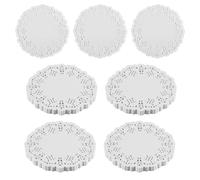 Kueohse Lace Doilies Paper 100 Pcs,4.5 inch Decorative Round Placemats,Liners for Cake,Desserts Baked Treat Tableware Display