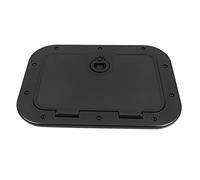 Kueohse Marine Deck Plate Access Cover Pull Out Inspection Hatch with for Boat Kayak Canoe, 14.96 x 11.02 Inch / 380 x 280mm -Black