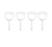 Kueohse Meat Scraper Bone Dust Scraper Bone Scraper White Poly Scraper Bone Dust Remover Square Bone Dust Scraper