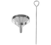 Kueohse Mini Funnels Set Stainless Steel Urn Funnel Filler Kit for Cremation Jewelry Ashes Keepsakes
