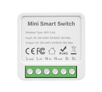 Kueohse Mini Smart Switch 16A WiFi Relay Module Smart Switch Wireless Light Switch Voice Control for Smart Home Automation