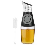 Kueohse Oil Dispenser Bottle with Dosing Pump and Measuring Cup 250ML with Cleaning Brush