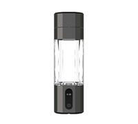 Kueohse PEM Electrolysis Hydrogen Generator 8000PPB Display Portable Rechargeable Hydrogen Water Bottle Easy to Use Black