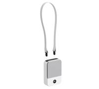Kueohse Portable Bladeless Neck Fan - Rechargeable USB Mini Fan, Quiet 3-Speed Handheld Turbo Fan for Outdoor, Travel, Camping