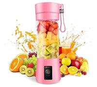 Kueohse Portable Blender for Shakes and Smoothies Rechargeable USB 380Ml Traveling Fruit Juicer Cup with 6 Blades