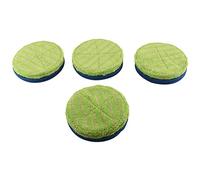 Kueohse Replacement Pad for Cordless Electric Rotary Mop Sweeper Wireless Electric Rotary Mop Replacement Scrubber Pad Including 8 Microfiber Mats and 8 Indoor Use Gaskets