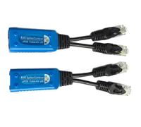 Kueohse RJ45 Splitter Combiner UPOE Cable 1 Pair, for Two POE Cameras- POE Adapter Cable Connectors Use One Net Cable