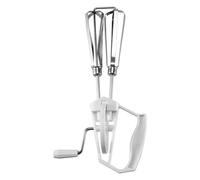 Kueohse Rotary Manual Hand Whisk Egg Beater Mixer Blender Stainless Steel Kitchen Tools