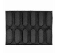 Kueohse Silicone Pan-Non-Stick Perforated French Bread Pan Forms,Hot Dog Molds, Baking Liners Mat Bread Mould