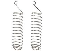 Kueohse Spiral Birds Feeder, Treat Fruit Holder for Parrot - Stainless Steel