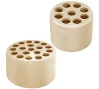Kueohse Spiral Stem Support Plastic Flower Insertion Tool Floral Design Flower Tube Spiral Ikebana Stem Holder 2 Pack