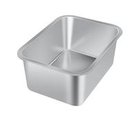 Kueohse Stainless Steel Dog Bowls 3 Gallon Capacity for Large Breed Dogs Indoor/Outdoor, Easy to Clean for Indoor and Outdoor Extra Large Dogs