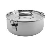 Kueohse Stainless Steel Flan Mold 60 Oz, Compatible with 6 Qt (3 Qt, 8 Qt Avail), Mexican Design
