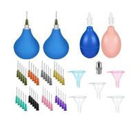 Kueohse Supplies Ceramic Applicator Pottery Tool Set Slider Ceramic Glaze Squeeze Bottle 3 Oz Clay Tool Set