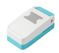 Kueohse Tab Punch Handheld Folder Punch Loose Leaf Separator Label Punch Craft Paper Punch Cutter Puncher, Flat Easy to Use