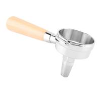 Kueohse Tea Portafilter with Wooden Handle and Suit 58mm Coffee Machine/Teapresso Portafilter/Design for Tea Bag & Broken Tea