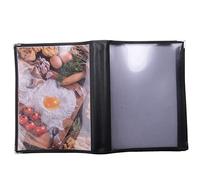 Kueohse Transparent Restaurant Menu Covers for A4 Size Book Style Cafe Bar 10 Pages 20 View