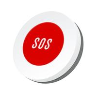 Kueohse Tuya Smart ZigBee SOS Button Sensor Alarm Emergency Help Switch Tuya Smart Life Remote Control