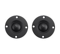 Kueohse Tweeter Speaker 6 Ohm 30W Hifi Soft Dome Silk Film Treble Loudspeaker Neodymium Toothed Heat Sink 2Pcs