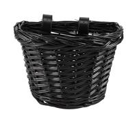 Kueohse Wicker Bicycle Basket with Straps for 12-16 Inch Cruiser/City Bikes Children's Bicycle