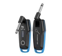 Kueohse WS-70 Guitar Wireless Transmitter Receiver Wireless Guitar System Electric Guitar Wireless Transmitter Receiver Multi Channels Musical Instruments Parts Blue