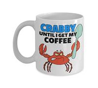 Kueprae Coffee Lovers Crabby Crab Coffee Mug 11oz