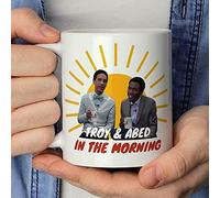 Kueprae Community Troy Troy and Abed in The Morning Coffee Mug Drinking 11oz