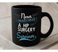 Kueprae Hip Replacement Gift Hip Surgery Mug Recovery Gift Post Surgery After Surgery 11oz