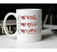 Kueprae Knives Out Mug My House My Rules Coffee Mug Best Gift Cup 11oz