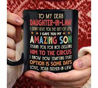 Kueprae to My Dear Daughter in Law Coffee Mug Porcelain Novelty Tea Cup 11 Ounce