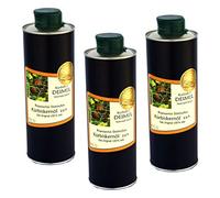 Kürbishof DEIMEL Steiermark/Austria - Value Pack 3 x 500 ml can - Original Styrian pumpkin seed oil g.A. from Austria - Directly from the producer