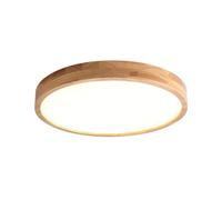 KUEYANB Japanese Ultra-thin Ceiling Lamp Nordic Modern Ceiling Light For Living Room, Bedroom, Dining Room, Study LED Ultra -thin Design Ceiling Lighting Minimalist Solid Wood Round Decoration Lightin